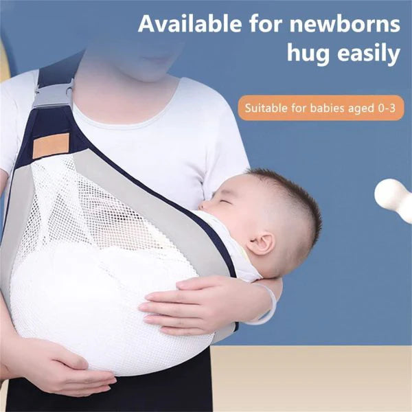 Ergonomic Baby Sling Carrier, One-Shoulder, Labor-Saving